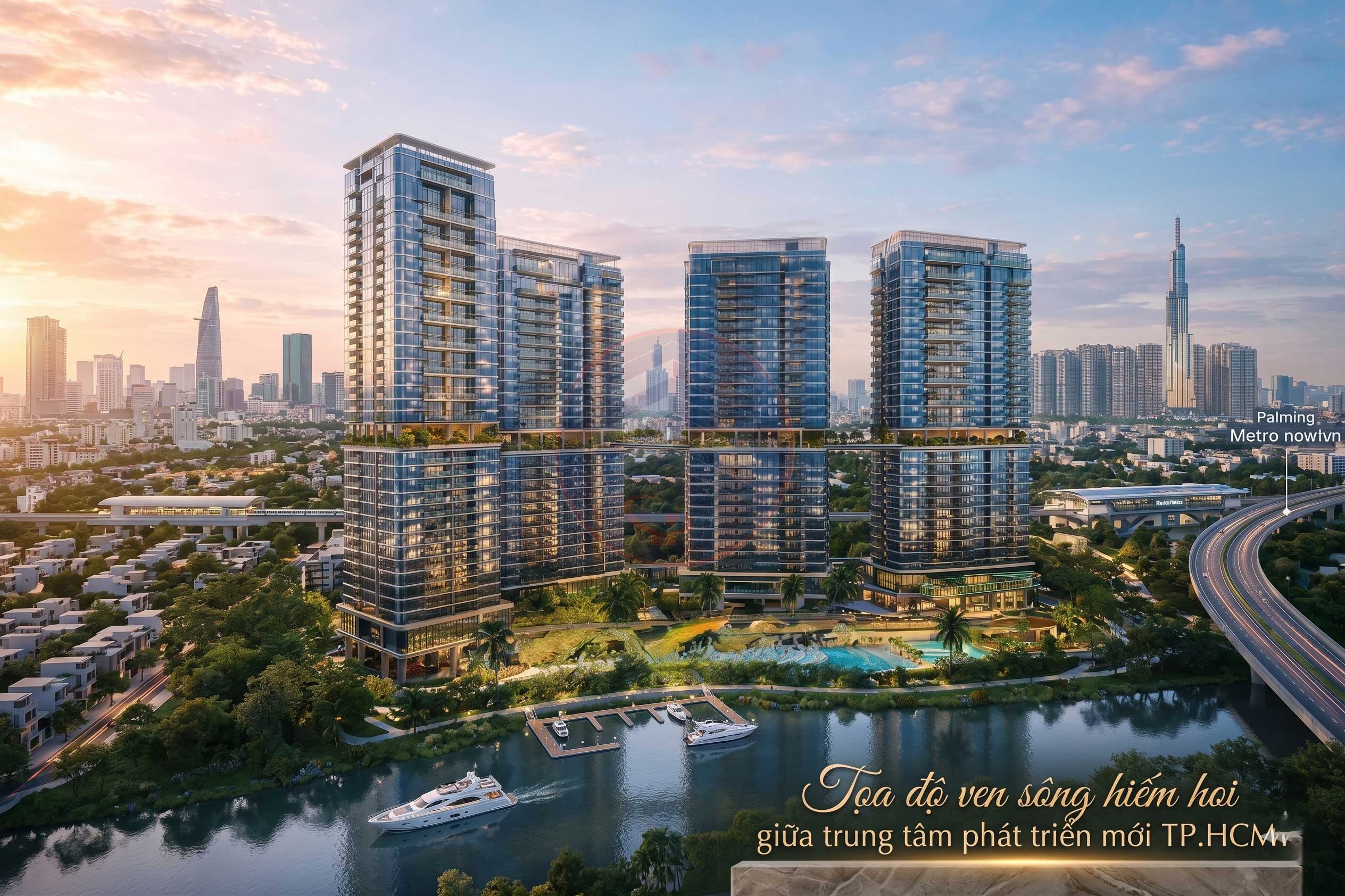 Palm River – Khu compound hạng sang ven sông dành cho giới tinh hoa
