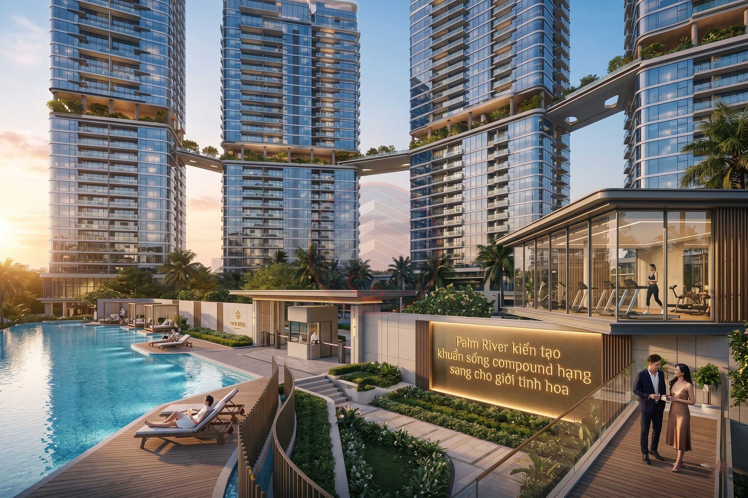Palm River – Khu compound hạng sang ven sông dành cho giới tinh hoa