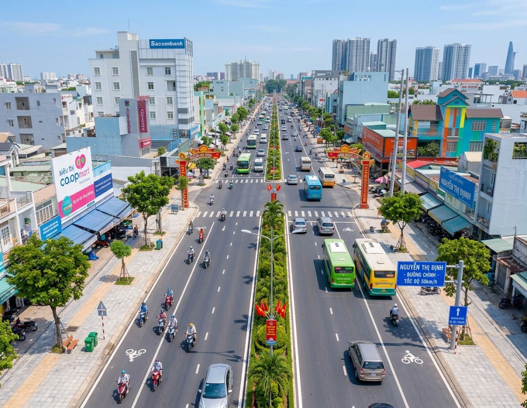 Mở rộng đường Nguyễn Thị Định