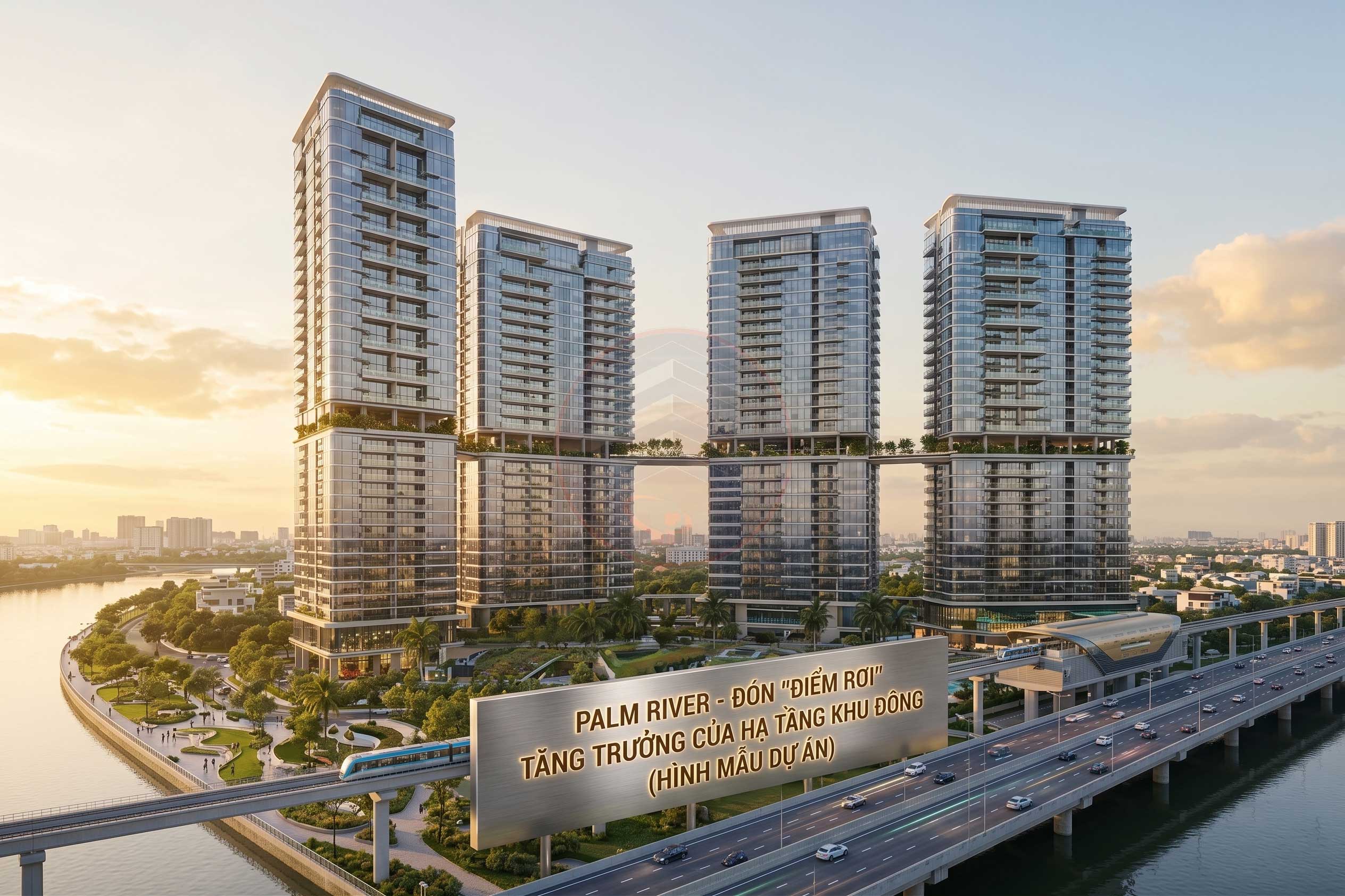 Palm River đón “điểm rơi” tăng trưởng của hạ tầng khu Đông