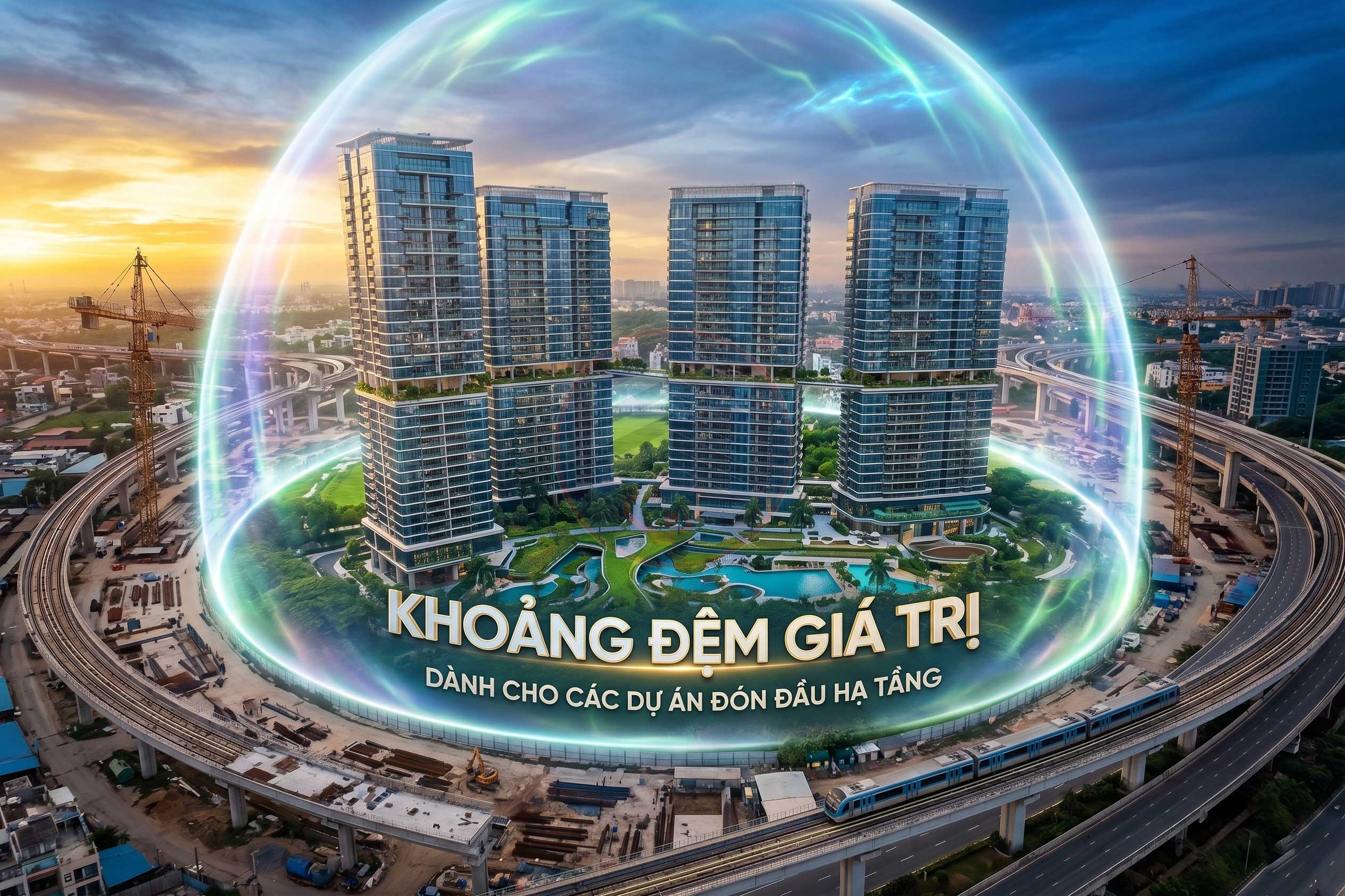 Palm River đón “điểm rơi” tăng trưởng của hạ tầng khu Đông