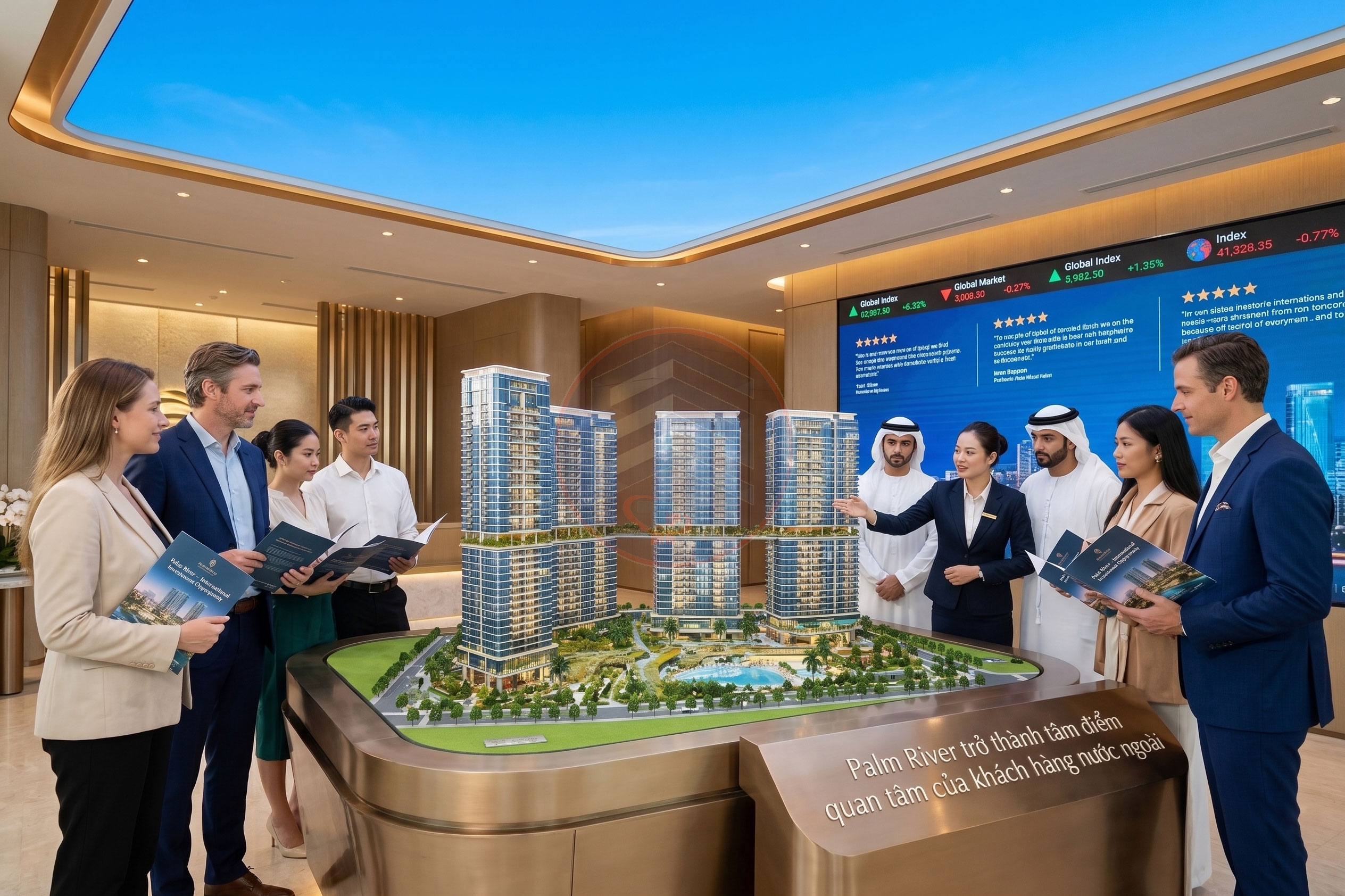 Palm River trở thành tâm điểm quan tâm của khách hàng nước ngoài