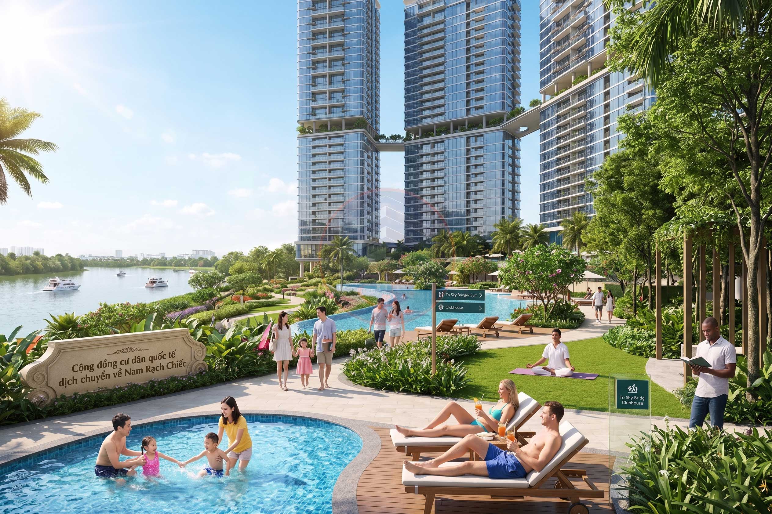Palm River trở thành tâm điểm quan tâm của khách hàng nước ngoài