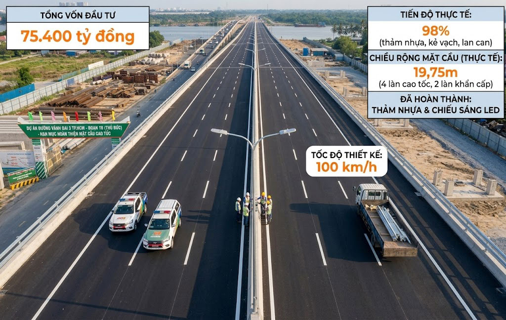 Tiến độ Vành Đai 3 TP.HCM
