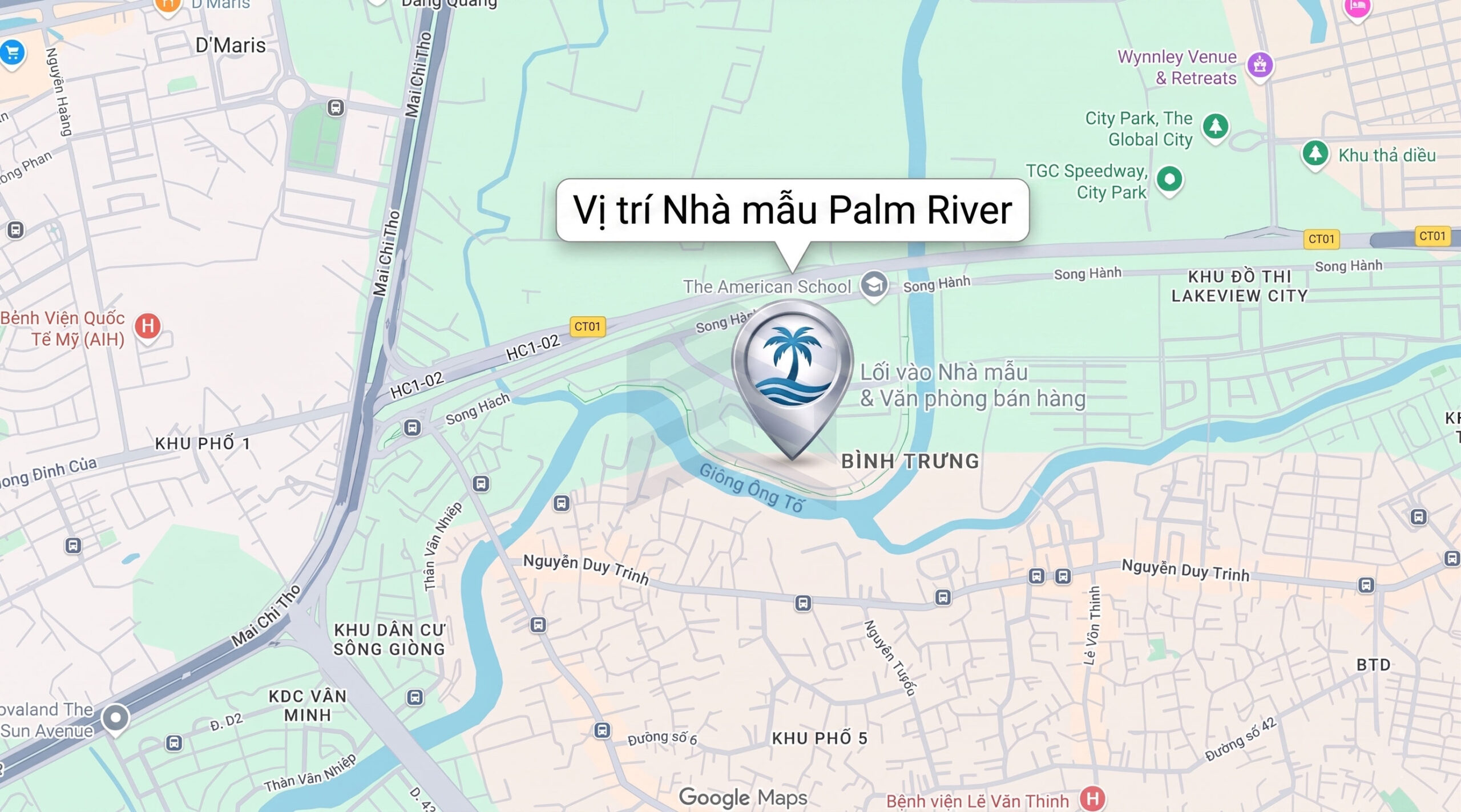 nhà mẫu palm river